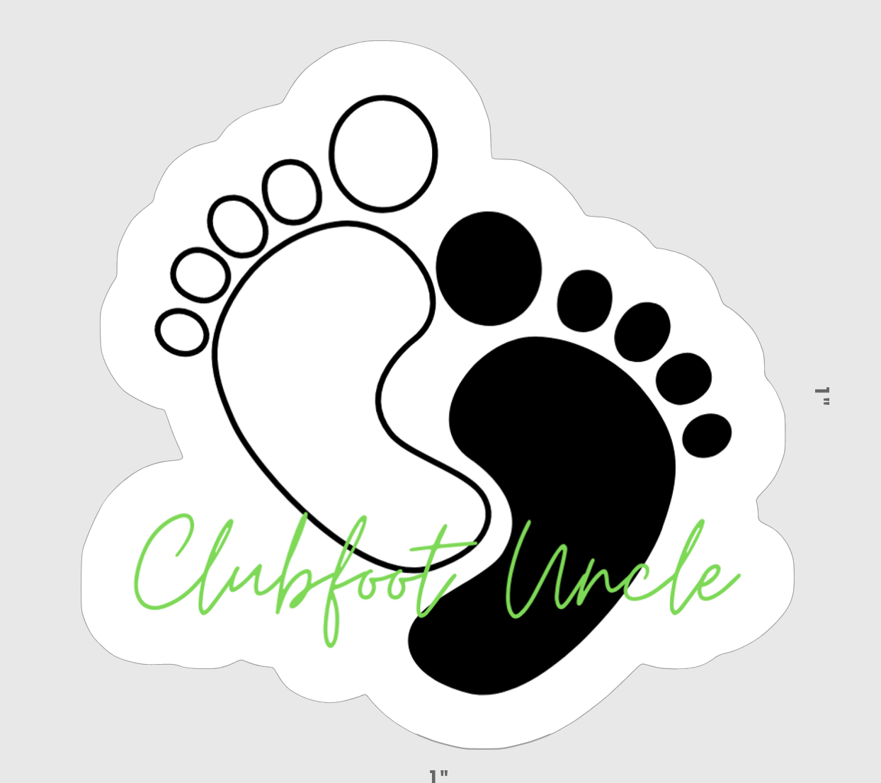 Clubfoot Mini Stickers - Uncle (PREORDER)