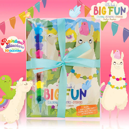 Llama Stocking Stuffer Activity Gift Pack For Kids