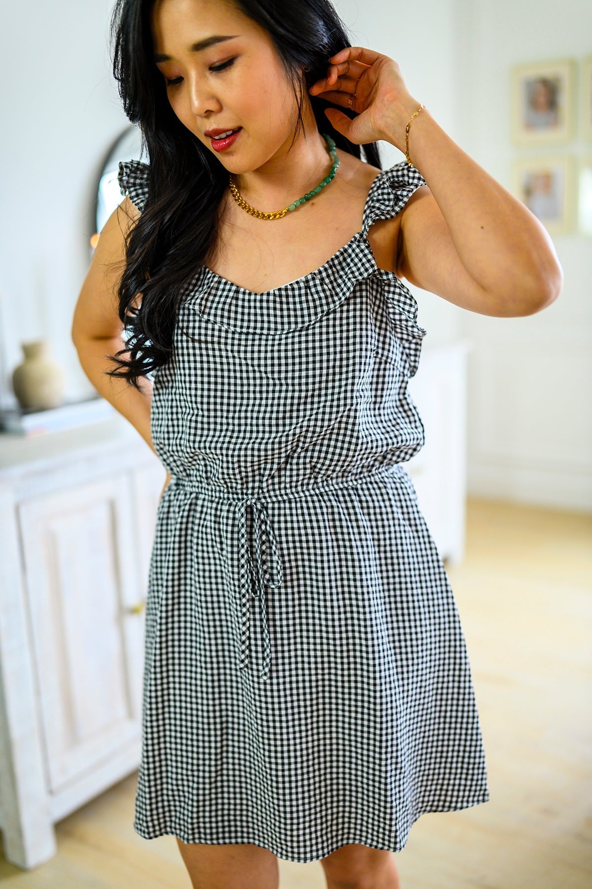 Day Date Gingham Dress - Womens