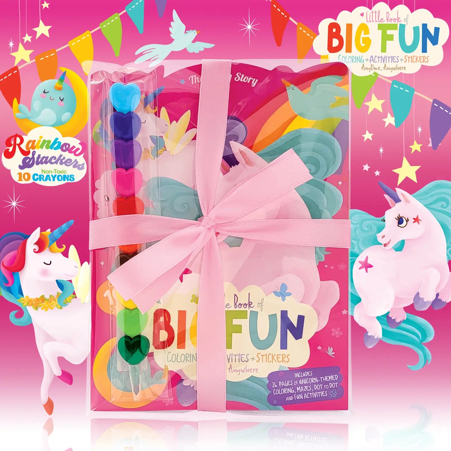 Unicorn Stocking Stuffer Activity Gift Pack For Kids