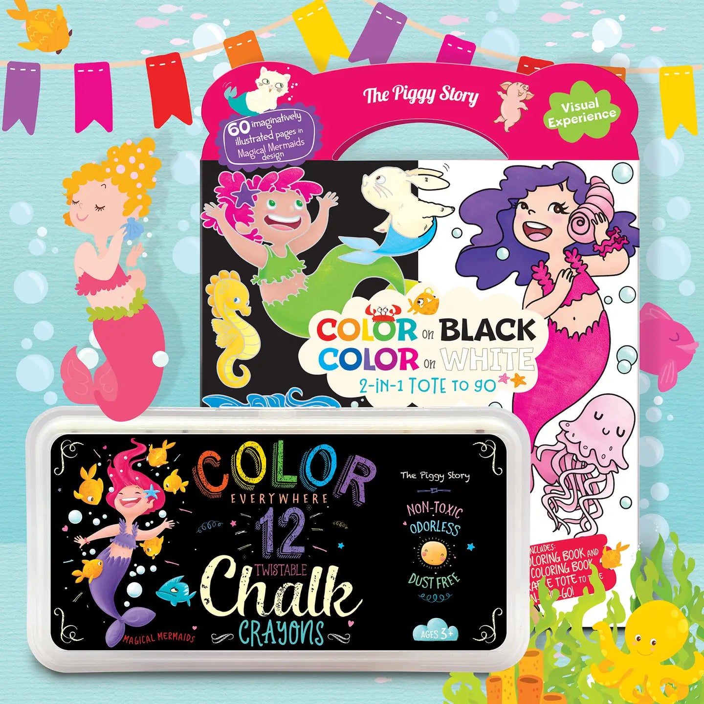 Magical Mermaid Coloring Gift Set