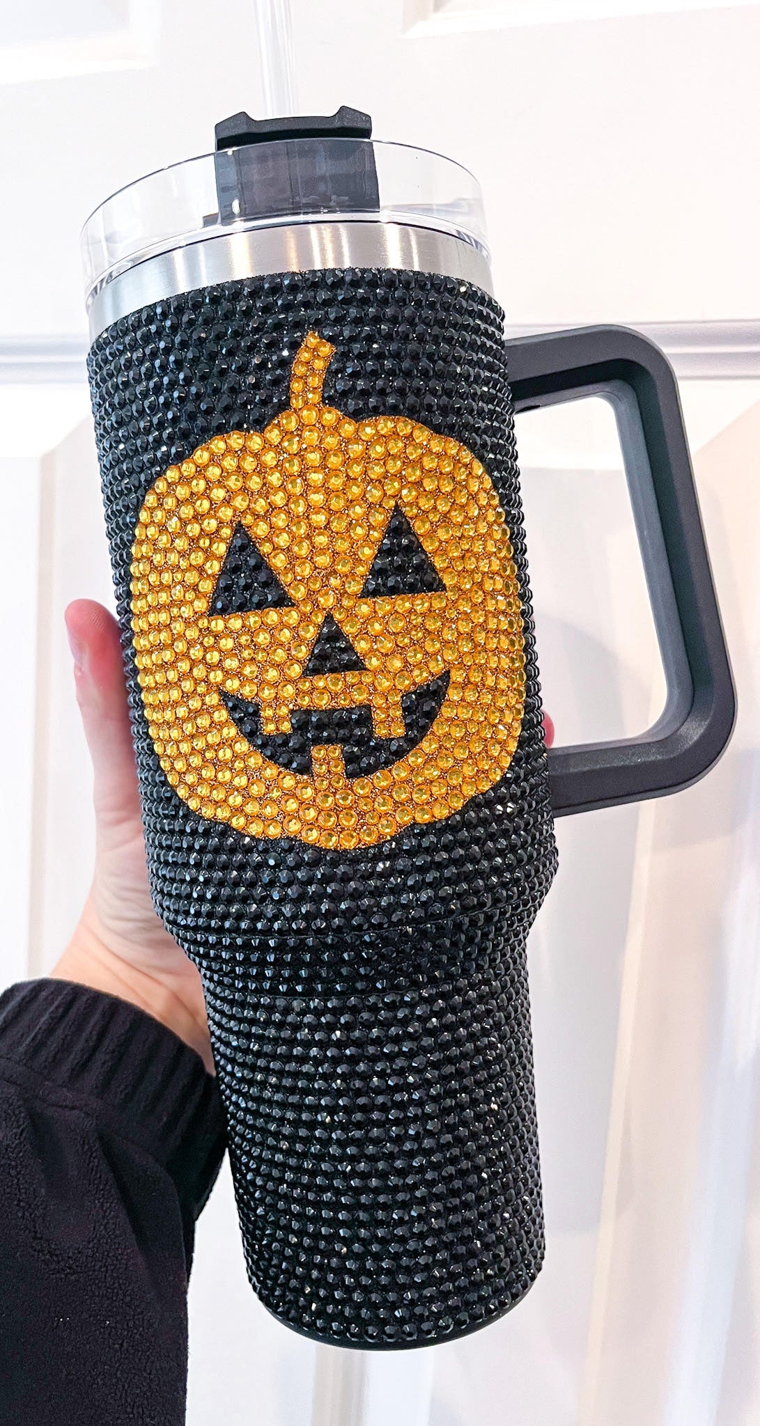 RTS: Halloween Glitter tumbler 40oz.-