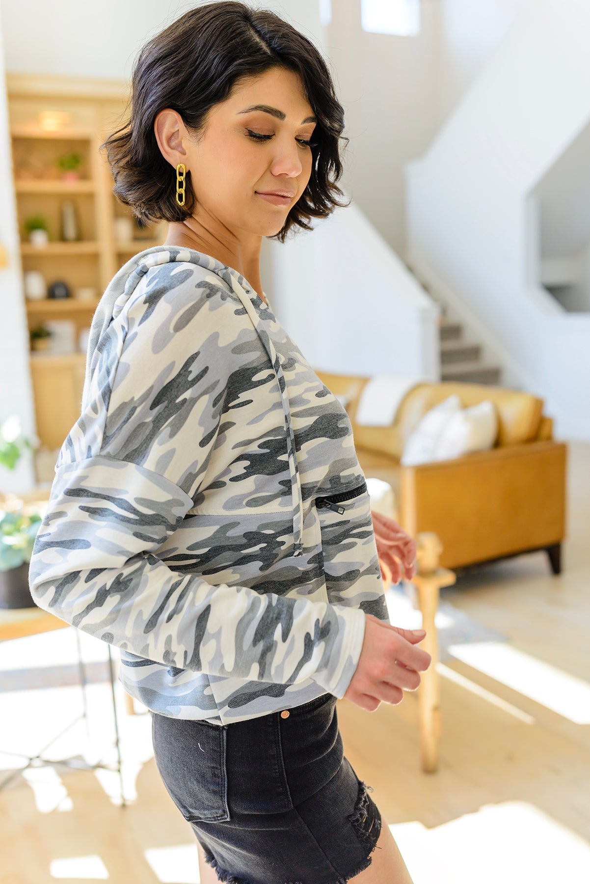 Hide and Seek Camo Hoodie - Womens