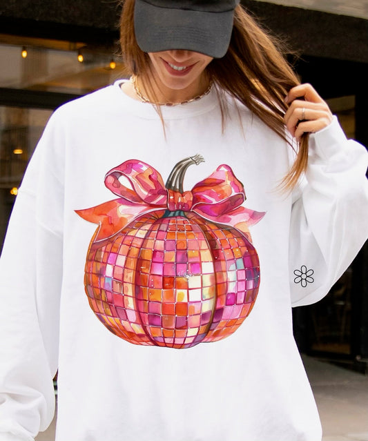 Disco Pumpkin Sweatshirt July.