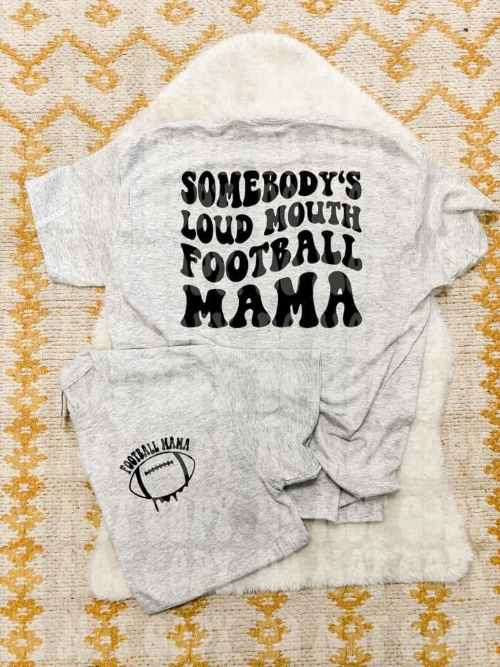 Loud Mouth Football Mama - WS