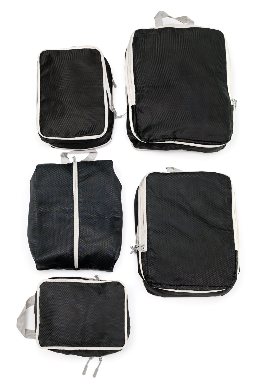 It Girl Travel Collection Suitcase Organizers In Black - OS