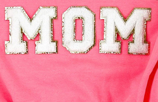 PREORDER: Cheer Mom + Mini Chenille Patch Sweatshirt -
