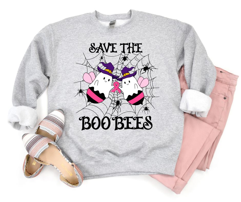 PREORDER: Save The Boo Bees Sweatshirt In Gray - Womens