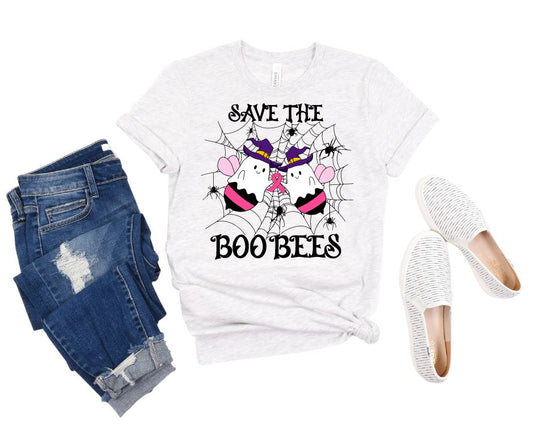 PREORDER: Save The Boo Bees Tee In Ash - Womens