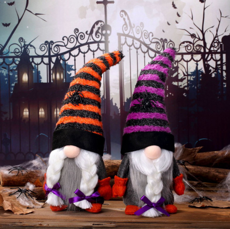 Stripes Are Nice Gnomes Set of 2 - OS - Womens
