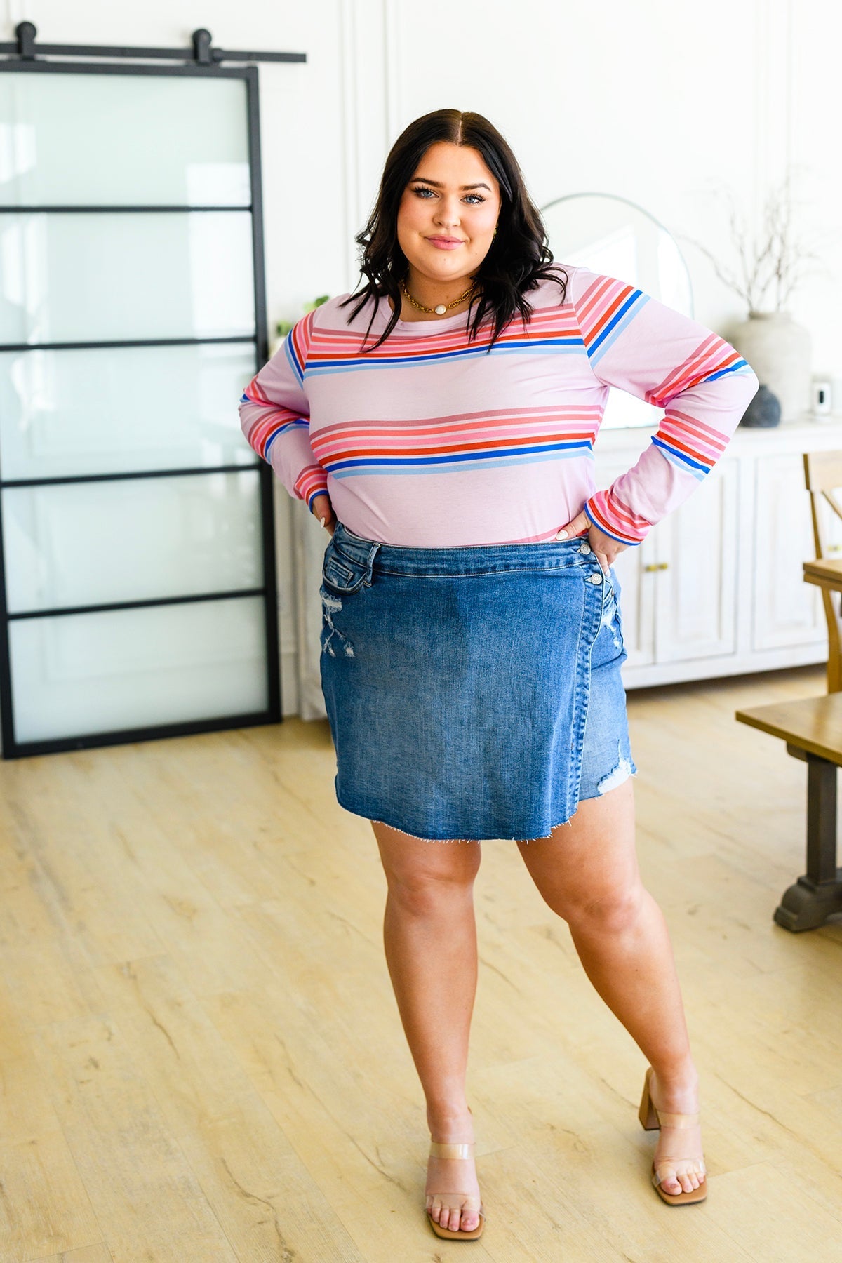 Sweet Like Candy Striped Long Sleeve - Womens