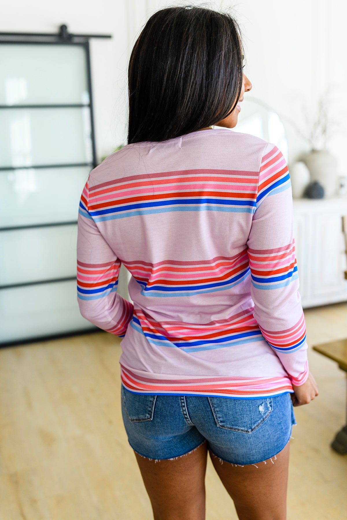 Sweet Like Candy Striped Long Sleeve - Womens