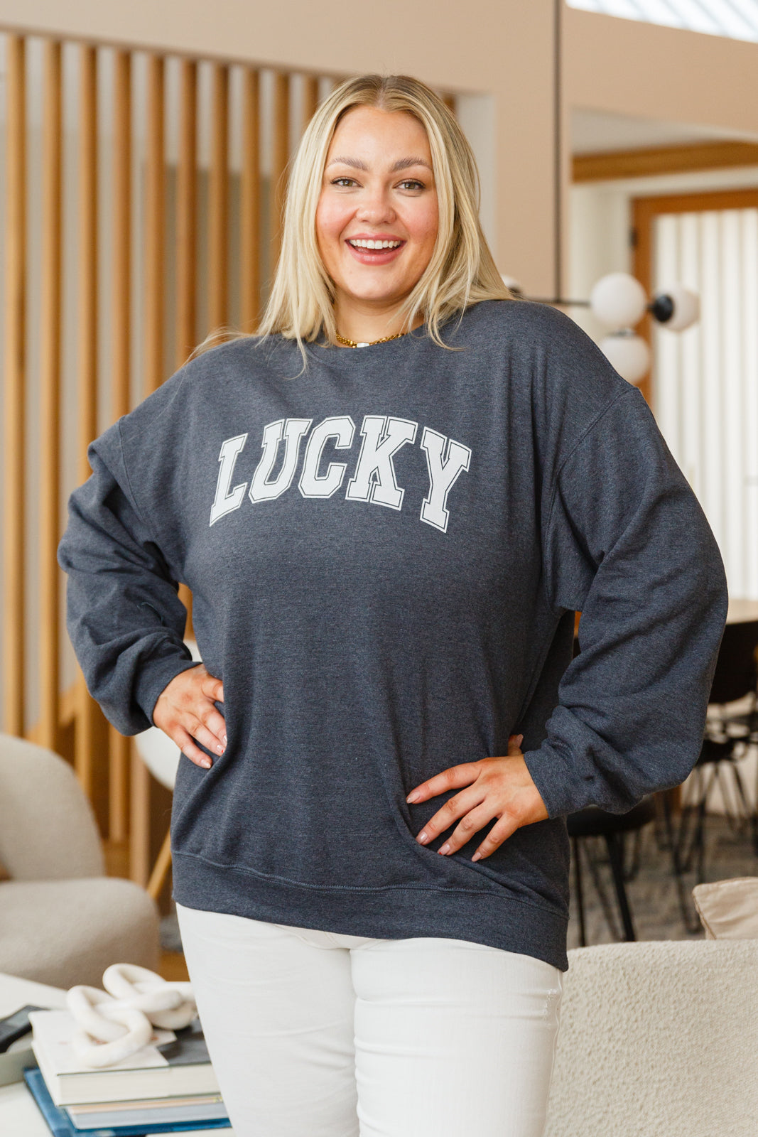 Your Lucky Crew Neck Sweater - Womens