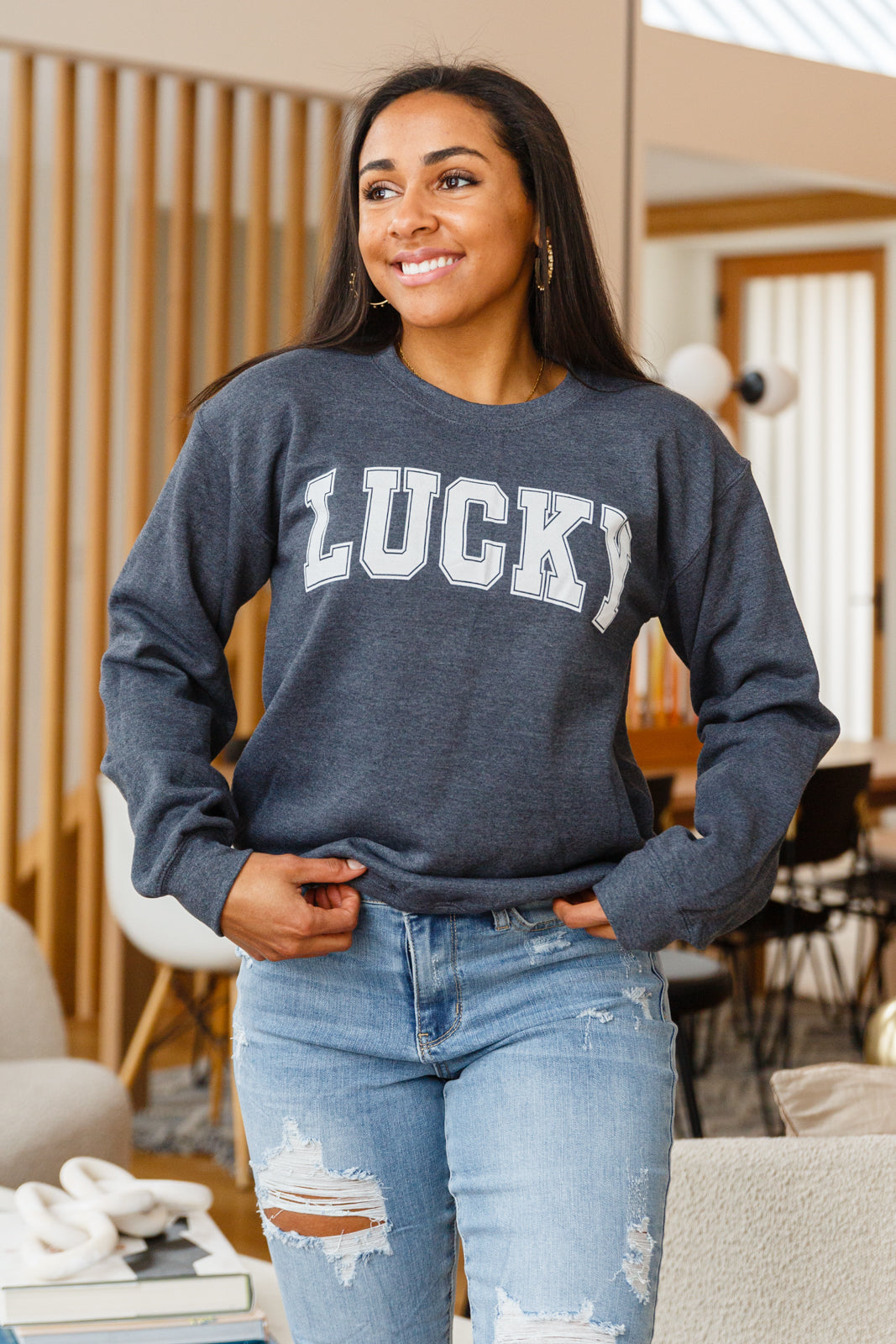 Your Lucky Crew Neck Sweater - Womens